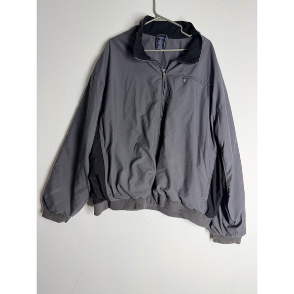 Roundtree & Yorke Other - Roundtree & Yorke Sport Mens 3X Gray Windbreaker Full Zip Jacket Golf Coat
